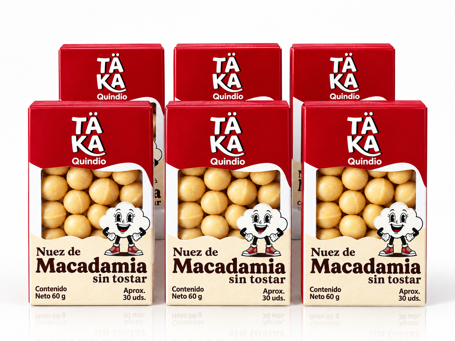 Caja Granja x6 TÄKA Nuez de Macadamia